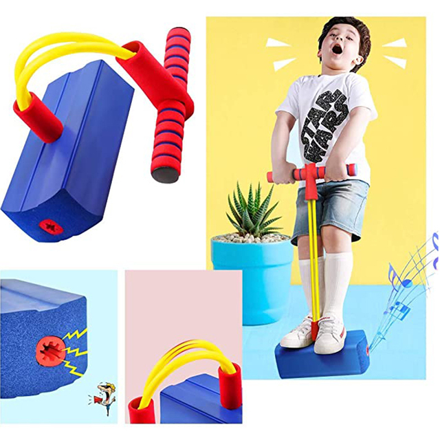Zestaw zabaw dla dzieci - Pogo Stick Jumper - Gry sportowe służące do ćwiczeń zabawy, zarówno dla chłopców, jak i dziewczynek - Wianko - 5