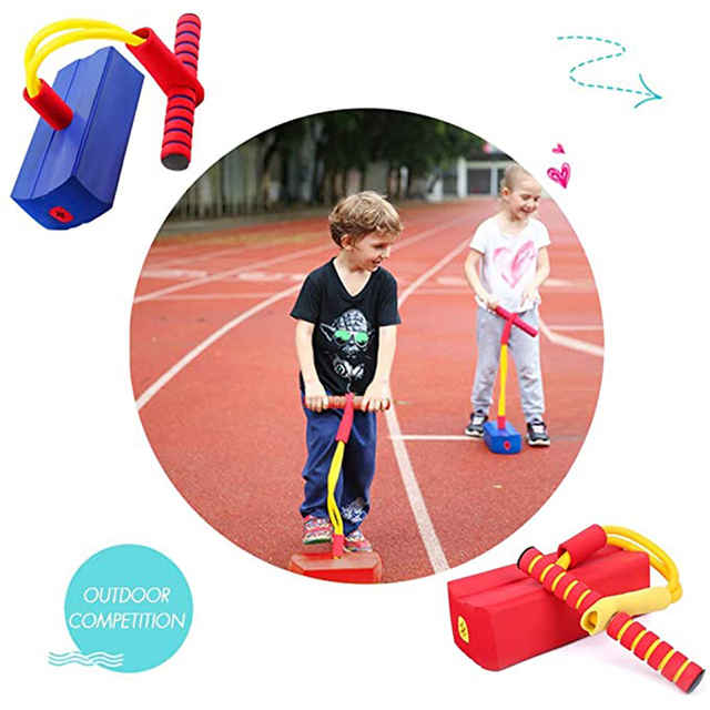Zestaw zabaw dla dzieci - Pogo Stick Jumper - Gry sportowe służące do ćwiczeń zabawy, zarówno dla chłopców, jak i dziewczynek - Wianko - 6