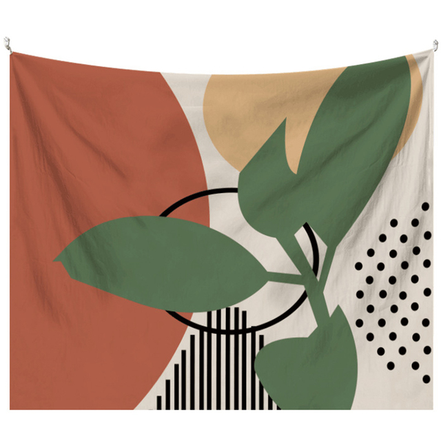 Gobelin ścienny Ashou Morandi, abstrakcyjny wzór, dekoracja do pokoju, sypialni i wnętrz - wiszący produkt - Wianko - 6
