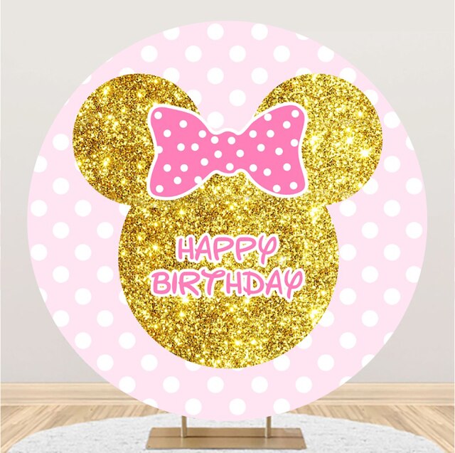 Tło imprezowe dekoracje urodzinowe dla dzieci Minnie Mickey w kształcie Disney Mickey Mouse - Wianko - 4