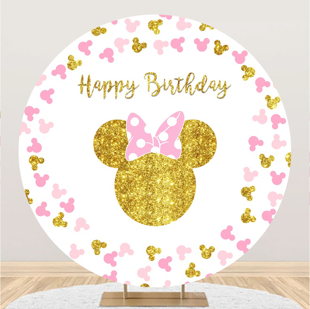 Tło imprezowe dekoracje urodzinowe dla dzieci Minnie Mickey w kształcie Disney Mickey Mouse - Wianko - 15