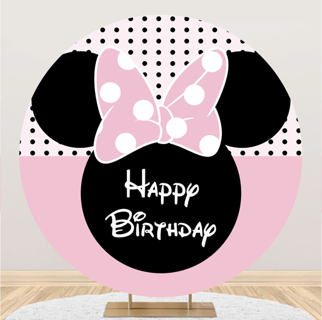 Tło imprezowe dekoracje urodzinowe dla dzieci Minnie Mickey w kształcie Disney Mickey Mouse - Wianko - 6