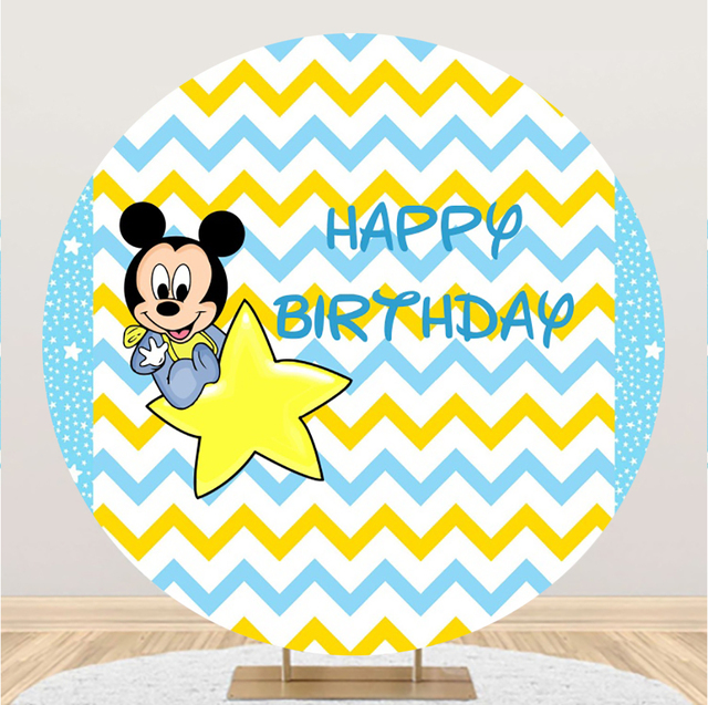 Tło imprezowe dekoracje urodzinowe dla dzieci Minnie Mickey w kształcie Disney Mickey Mouse - Wianko - 16