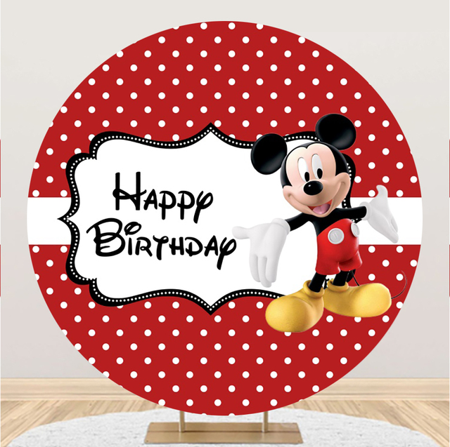 Tło imprezowe dekoracje urodzinowe dla dzieci Minnie Mickey w kształcie Disney Mickey Mouse - Wianko - 18