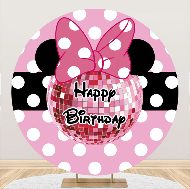Tło imprezowe dekoracje urodzinowe dla dzieci Minnie Mickey w kształcie Disney Mickey Mouse - Wianko - 5