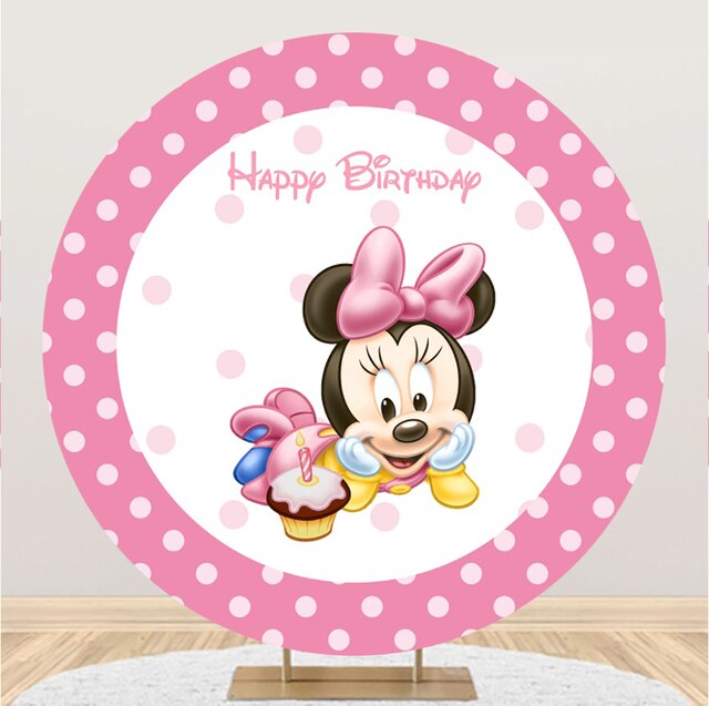 Tło imprezowe dekoracje urodzinowe dla dzieci Minnie Mickey w kształcie Disney Mickey Mouse - Wianko - 11