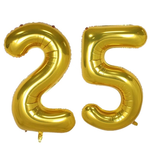 Folia Złoty Balon Banner z Cyframi 18 21 25 30 40 50 60 - Dekoracja Urodzinowa dla Dorosłych - Wianko - 14