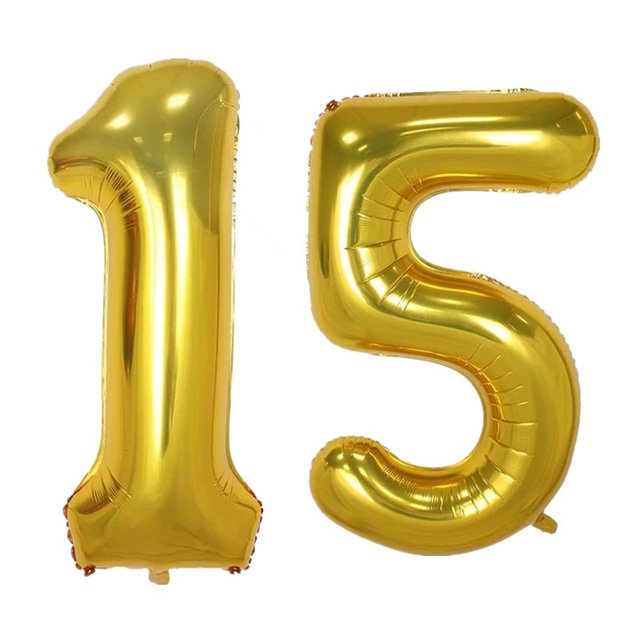 Folia Złoty Balon Banner z Cyframi 18 21 25 30 40 50 60 - Dekoracja Urodzinowa dla Dorosłych - Wianko - 6