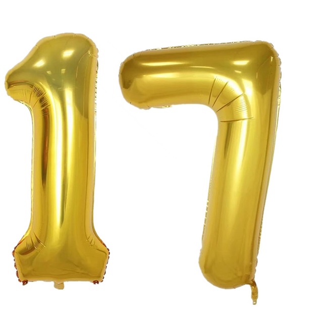 Folia Złoty Balon Banner z Cyframi 18 21 25 30 40 50 60 - Dekoracja Urodzinowa dla Dorosłych - Wianko - 9
