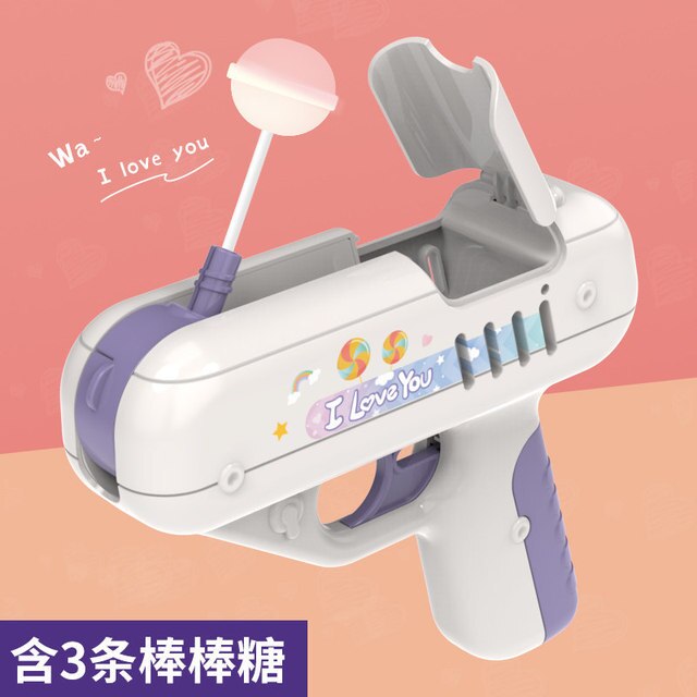 Dekoracyjna lizaka w kształcie pistoletu dla dzieci - Internetowa słodycz dla młodych fanów internetowych celebrytów - Wianko - 7