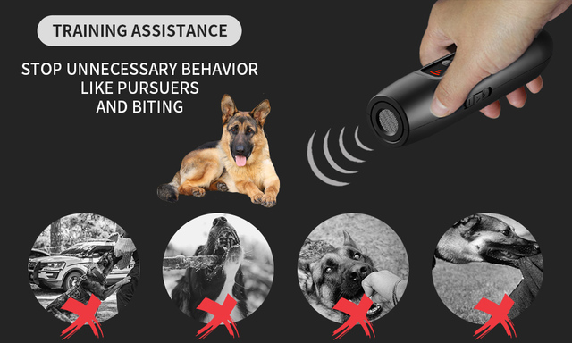 Anty hałas urządzenie przeciwko szczekaniu - odstraszacz ultradźwiękowy dla psów z 3 trybami, zasilany przez USB i akumulator - Wianko - 21