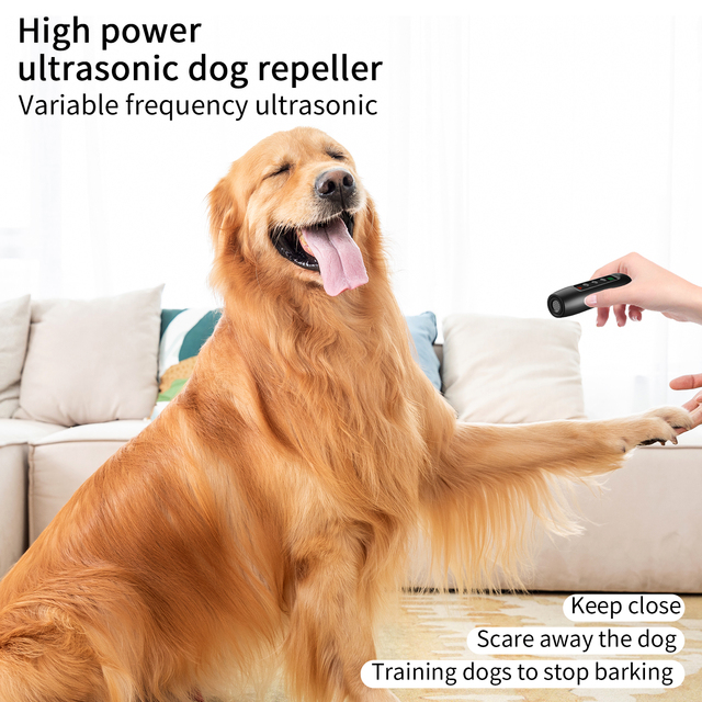 Anty hałas urządzenie przeciwko szczekaniu - odstraszacz ultradźwiękowy dla psów z 3 trybami, zasilany przez USB i akumulator - Wianko - 14