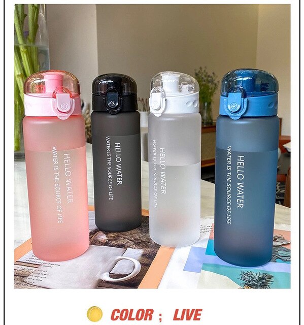Duże butelki sportowe na wodę BPA Free o dużej pojemności - bidony rowerowe - Wianko - 4