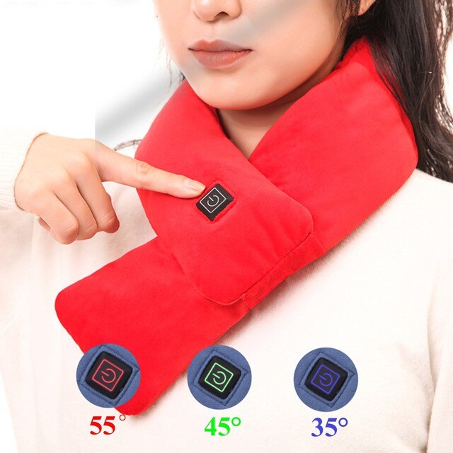 Elektryczny szalik USB z kontrolą ciepła dla kobiet i mężczyzn - Wianko - 37