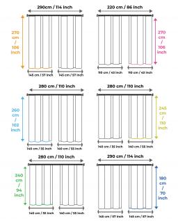 Nauka mnożenia tabeli zasłony białe satynowe do salonu sypialni zestaw 2 Panel - Wianko - 2