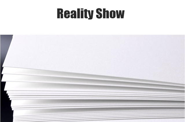 A4 biały Kraft papier DIY handmade - kartki z grubej tektury 120-400g, 20/50 sztuk - Wianko - 8