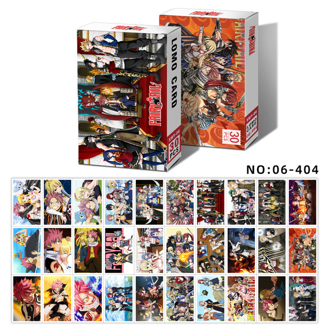 Plakat Lomo karta pocztówka Photocard Anime Haikyuu, mój bohater Academia, atak na Titan, Fairy Tail, Re: Zero - kolekcja 30 sztuk - Wianko - 2