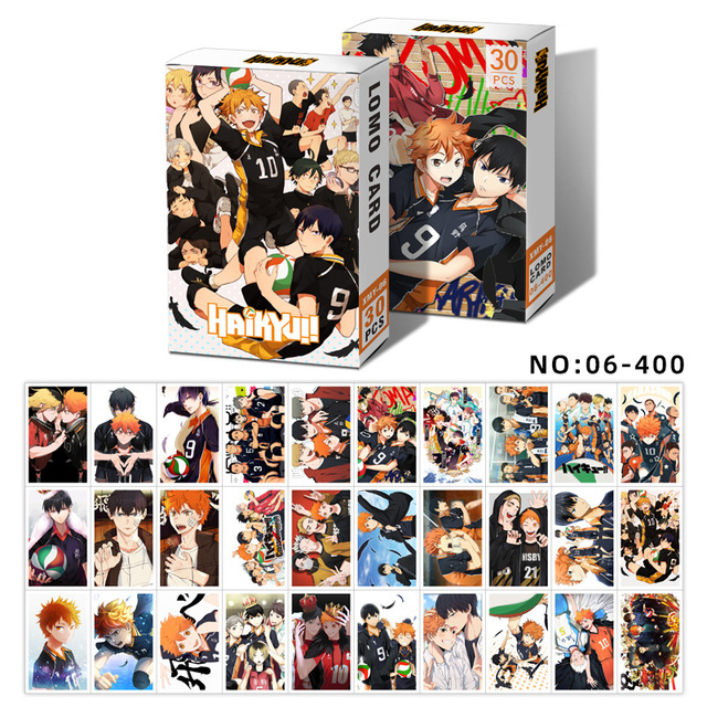 Plakat Lomo karta pocztówka Photocard Anime Haikyuu, mój bohater Academia, atak na Titan, Fairy Tail, Re: Zero - kolekcja 30 sztuk - Wianko - 5
