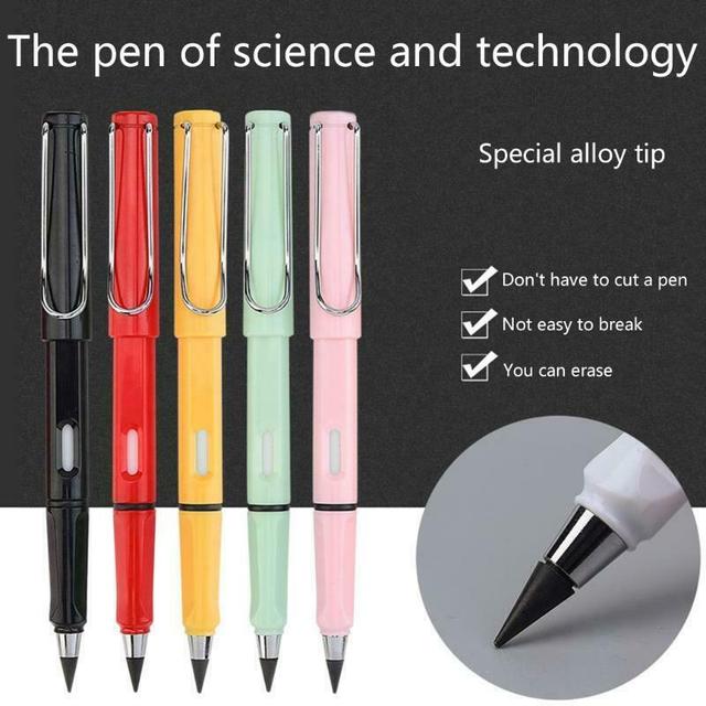 Długotrwały ołówek automatyczny dla studentów z wymazywalną stalówką - Wianko - 3