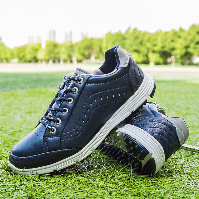 Męskie golfowe buty czarne wysokiej jakości - wodoodporne, wygodne i antypoślizgowe trampki BINBINNIAO - Wianko - 20