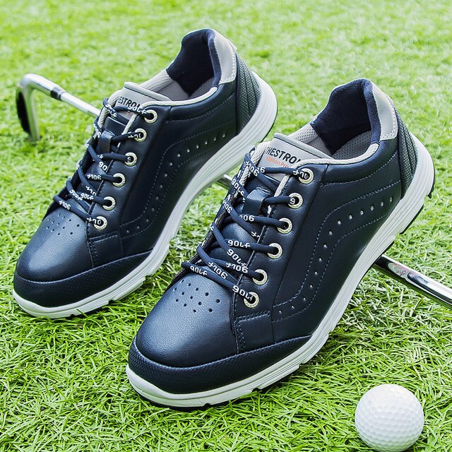 Męskie golfowe buty czarne wysokiej jakości - wodoodporne, wygodne i antypoślizgowe trampki BINBINNIAO - Wianko - 22
