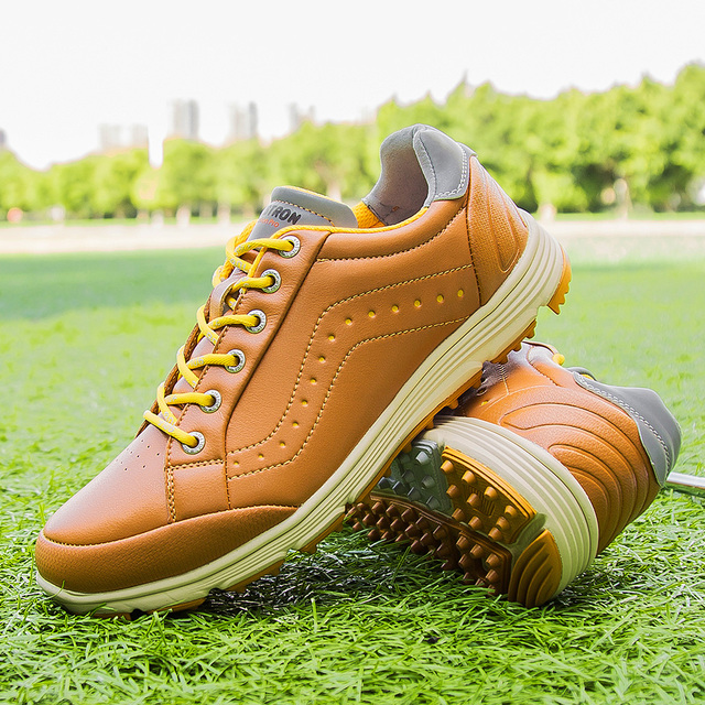 Męskie golfowe buty czarne wysokiej jakości - wodoodporne, wygodne i antypoślizgowe trampki BINBINNIAO - Wianko - 14