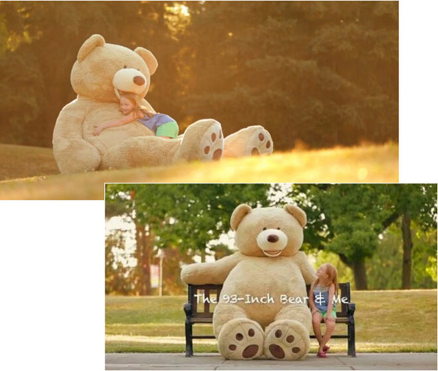 Hurtownia Gigantyczny Amerykański Niedźwiedź Oversize Pluszowy Miś dla Dziewczynki - Prezent Urodzinowy i Zabawka dla Dziewczyn - Wianko - 7