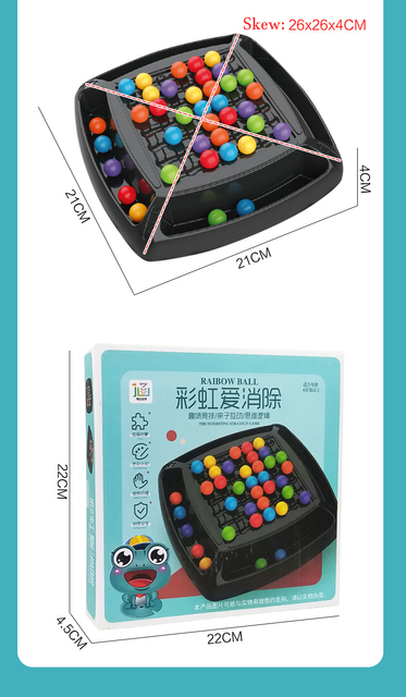 Edukacyjna, interaktywna Rainbow Ball Montessori dla dzieci - eliminacja stresu i nauka kolorów i kształtów - Wianko - 15