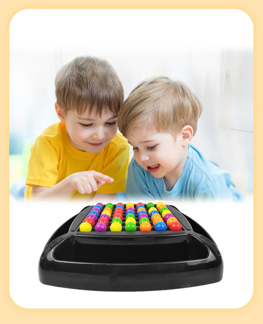 Edukacyjna, interaktywna Rainbow Ball Montessori dla dzieci - eliminacja stresu i nauka kolorów i kształtów - Wianko - 2