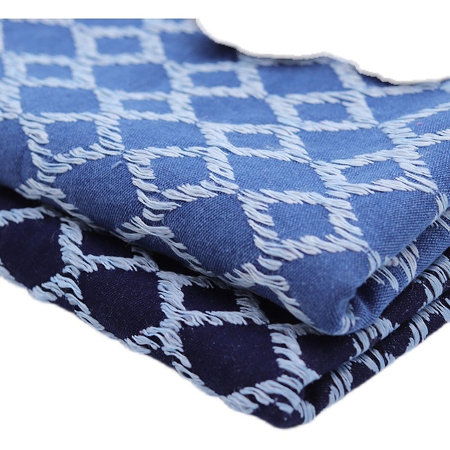 Tkanina dżinsowa miękkiego rombu, indygo niebieska, 50x150cm - Wianko - 6