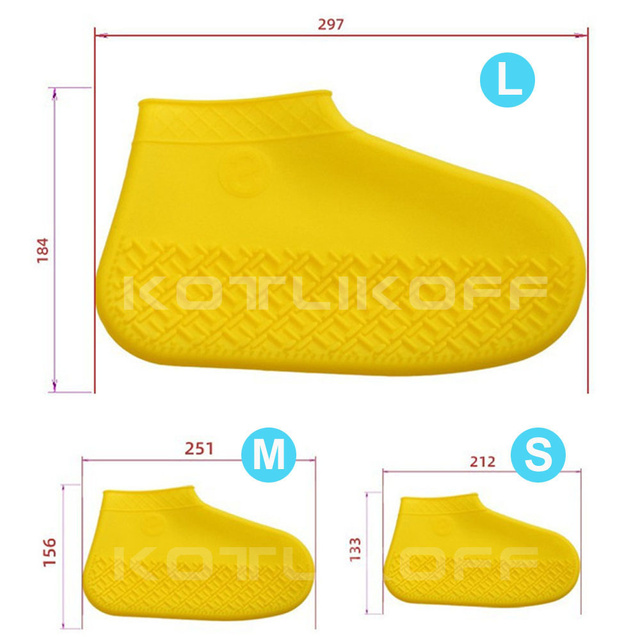 Pokrowiec na buty KOTLIKOFF wodoodporny silikonowy materiał Ochraniacze unisex na deszczowe dni - Wianko - 24
