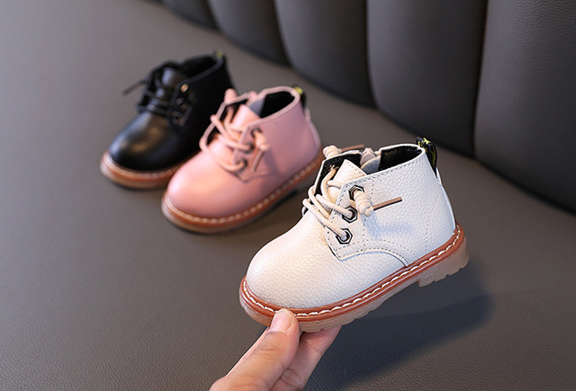 Jesienny/zimowy model butów Martin dla niemowląt DIMI 2021 - skóra z mikrofibry, płaskie, antypoślizgowe, dla dzieci 0-3 lat - chłopiec/dziewczynka - kostki malucha - Wianko - 3