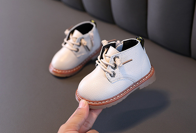 Jesienny/zimowy model butów Martin dla niemowląt DIMI 2021 - skóra z mikrofibry, płaskie, antypoślizgowe, dla dzieci 0-3 lat - chłopiec/dziewczynka - kostki malucha - Wianko - 12