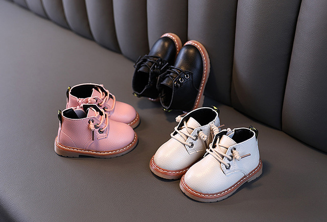 Jesienny/zimowy model butów Martin dla niemowląt DIMI 2021 - skóra z mikrofibry, płaskie, antypoślizgowe, dla dzieci 0-3 lat - chłopiec/dziewczynka - kostki malucha - Wianko - 2