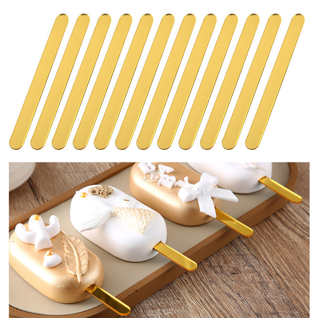 20/50/100 sztuk wielokrotnego użytku patyczki do lodów Cakesicle akrylowe dla rodziców i dzieci DIY Craft Lolly narzędzia - Wianko - 20