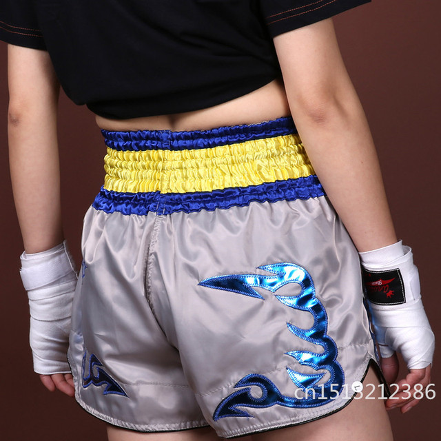 Mężczyźni i kobiety - szorty MMA Kick-Boxing w stylu Muay Thai z motywem tygrysa, idealne dla dorosłych - Wianko - 28