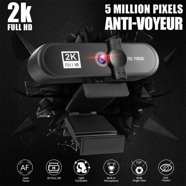 Kamera internetowa 1080P Full HD z mikrofonem USB do komputera stacjonarnego peryferii wideo - Wianko - 2