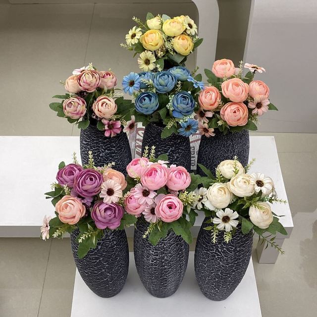 Sztuczna róża jedwabna w kolorze różowym, 30cm - idealna dekoracja salonu, bukietów ślubnych i wnętrz - Wianko - 2