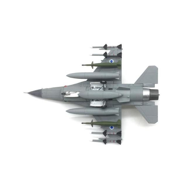 Izraelskie linie lotnicze F-16I Burza z Piorunami - Model myśliwski 1:72 z wykończeniem ze stopu - prezent świąteczny - Wianko - 6