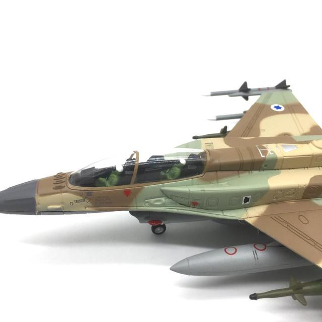 Izraelskie linie lotnicze F-16I Burza z Piorunami - Model myśliwski 1:72 z wykończeniem ze stopu - prezent świąteczny - Wianko - 4