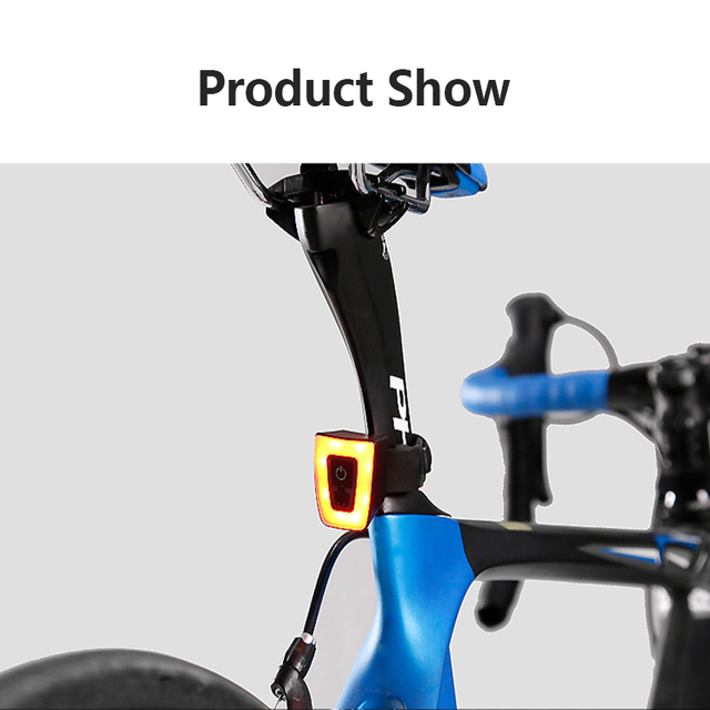 Ładowalna latarka USB do rowerów - wodoodporny kask rowerowy z tylnym światłem Aubtec Taillight - oświetlenie rowerowe kolarstwo lampa ostrzegawcza błyskowa - Wianko - 8