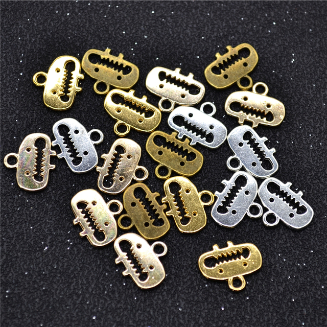YuenZ 20 sztuk nowe zabawne miny - wisiorek z żartobliwym wzorem metalowej biżuterii w kształcie 15*12mm - Celebrytki - Wianko - 1