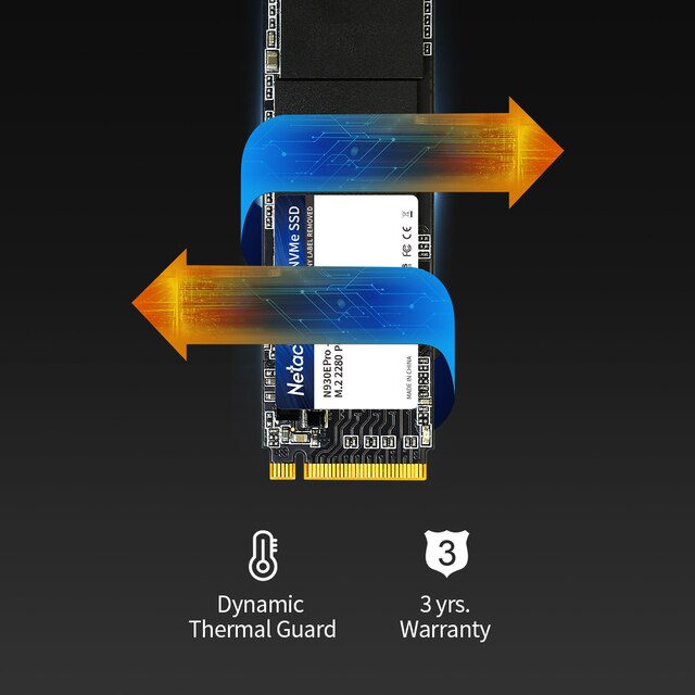 Dysk SSD NVMe Netac 1TB/512GB/256GB/128GB M.2 HDD wewnętrzny do laptopa lub komputera stacjonarnego - Wianko - 16