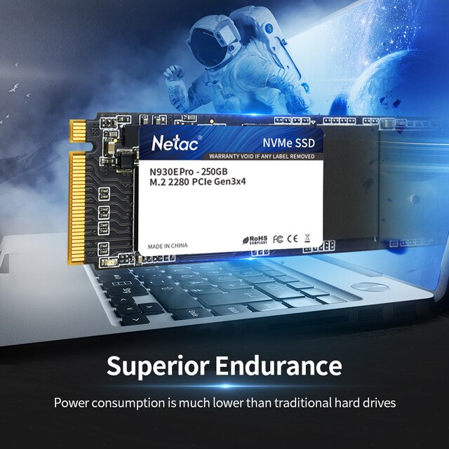 Dysk SSD NVMe Netac 1TB/512GB/256GB/128GB M.2 HDD wewnętrzny do laptopa lub komputera stacjonarnego - Wianko - 11