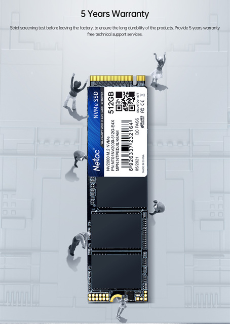 Dysk SSD NVMe Netac 1TB/512GB/256GB/128GB M.2 HDD wewnętrzny do laptopa lub komputera stacjonarnego - Wianko - 7