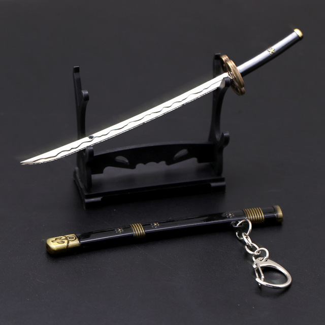 Brelok Roronoa Zoro - Jeden kawałek miecz, akcesoria z pochwą, klamra do pasa, saber, metalowy - Figurka akcji - Wianko - 5