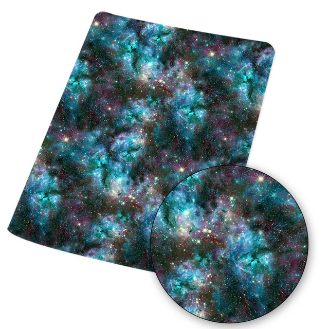 Tkanina bawełniano-poliestrowa Galaxy czarna do szycia sukienek, masek i DIY rzemiosł - 45x145cm - Wianko - 10