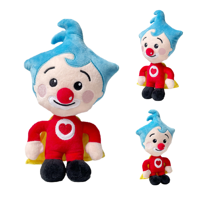 Pluszowy Clown Plim Plim 25 cm - zabawka z animowanej kreskówki dla dzieci - Wianko - 1