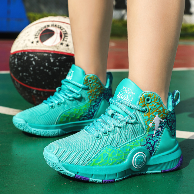 Buty do koszykówki dla dzieci, wysoka jakość, miękka i antypoślizgowa podeszwa - Wianko - 19