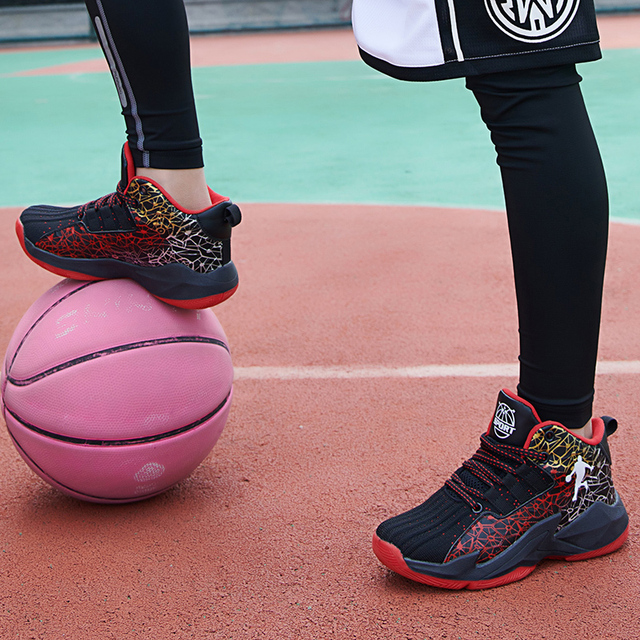 Buty do koszykówki dla dzieci, wysoka jakość, miękka i antypoślizgowa podeszwa - Wianko - 59